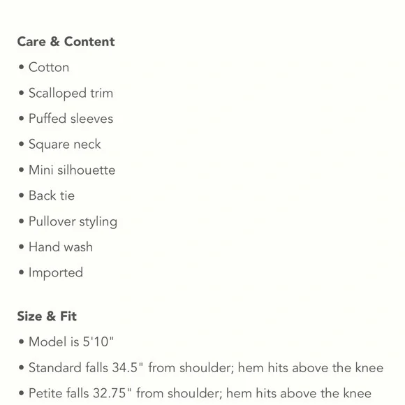 *Anthropologie Forever That Girl Scalloped Mini - Picture 4 of 4